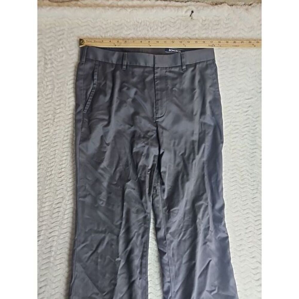 BONOBOS Men's 34/30 Friday Slate Grey Weekday Warrior Dress Pants Slim Straight‎